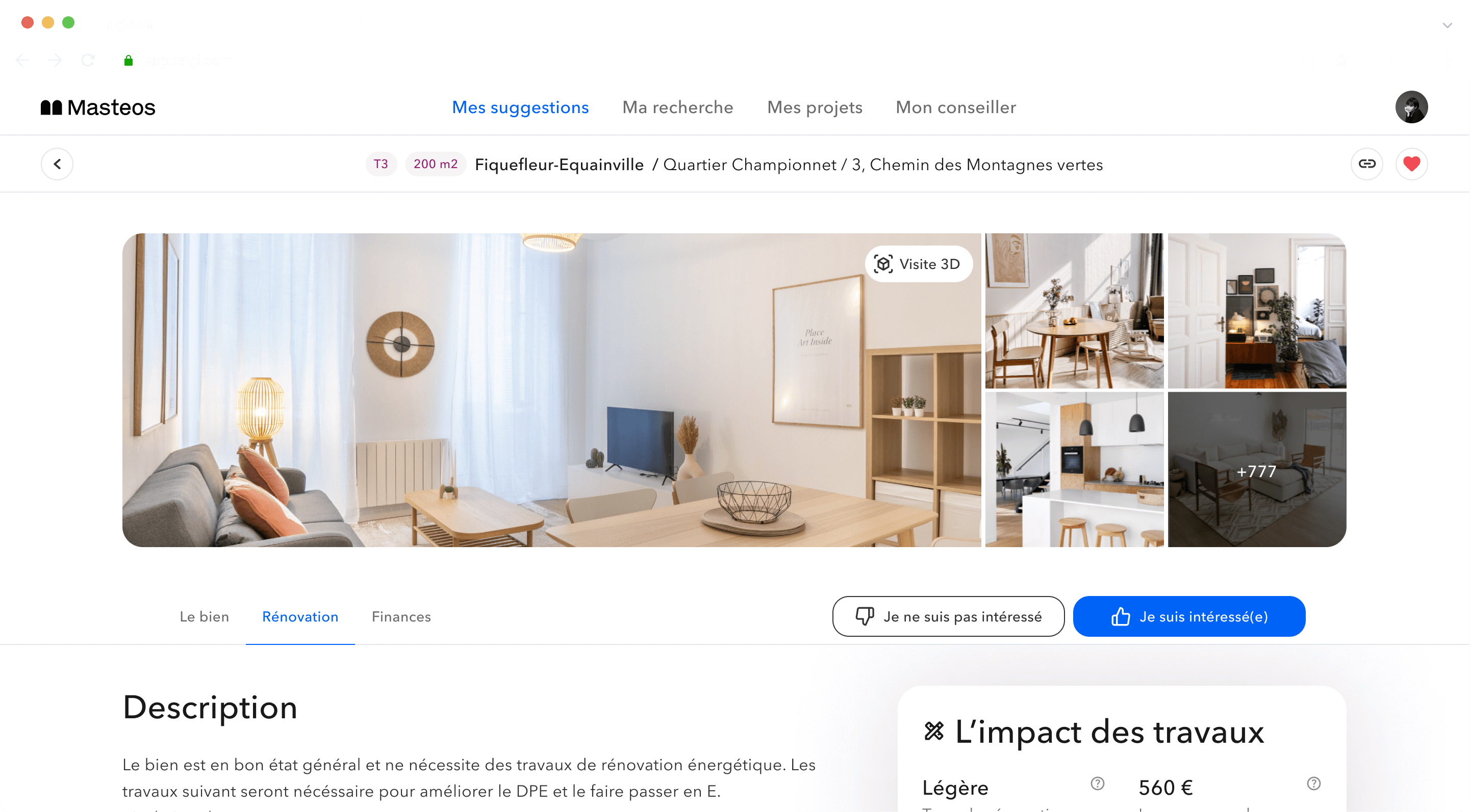 Masteos — use case 1